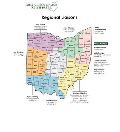Auditor Of State Regional Liaisons