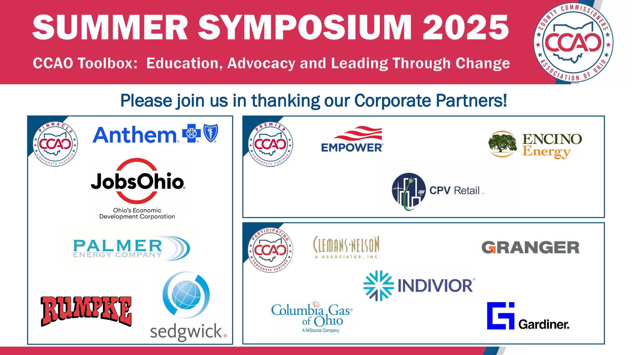 2025 Summer Symposium Sponsors
