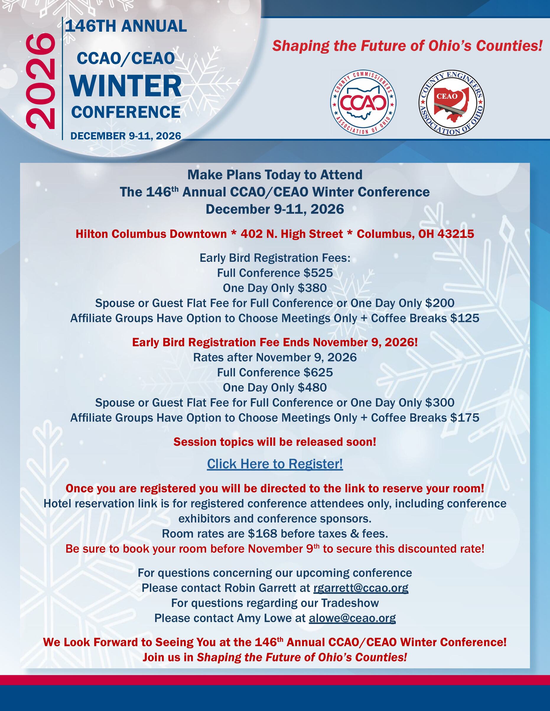 2026 Ccao Ceao Winter Conference Make Plans To Attend Final